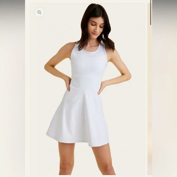 ALALA Serena Dress in White Tennis Dress REVOLVE Size Large NEW - Picture 1 of 16